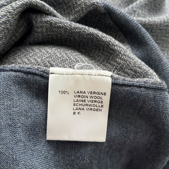 Corneliani - sz 50 (m/L) - blue, grey taupe - V-neck - Picture 5 of 5